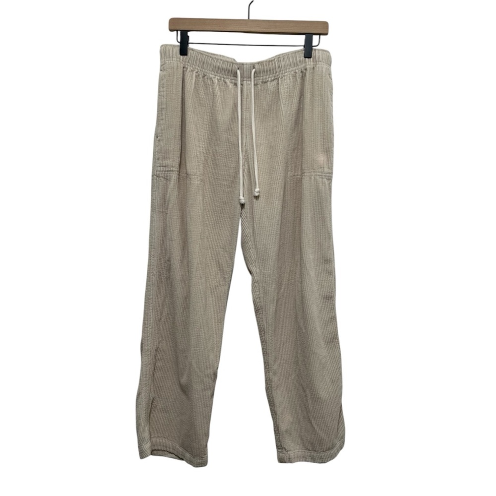 Aerie Wide Leg Baggy Corduroy Ran Pants Size Medium